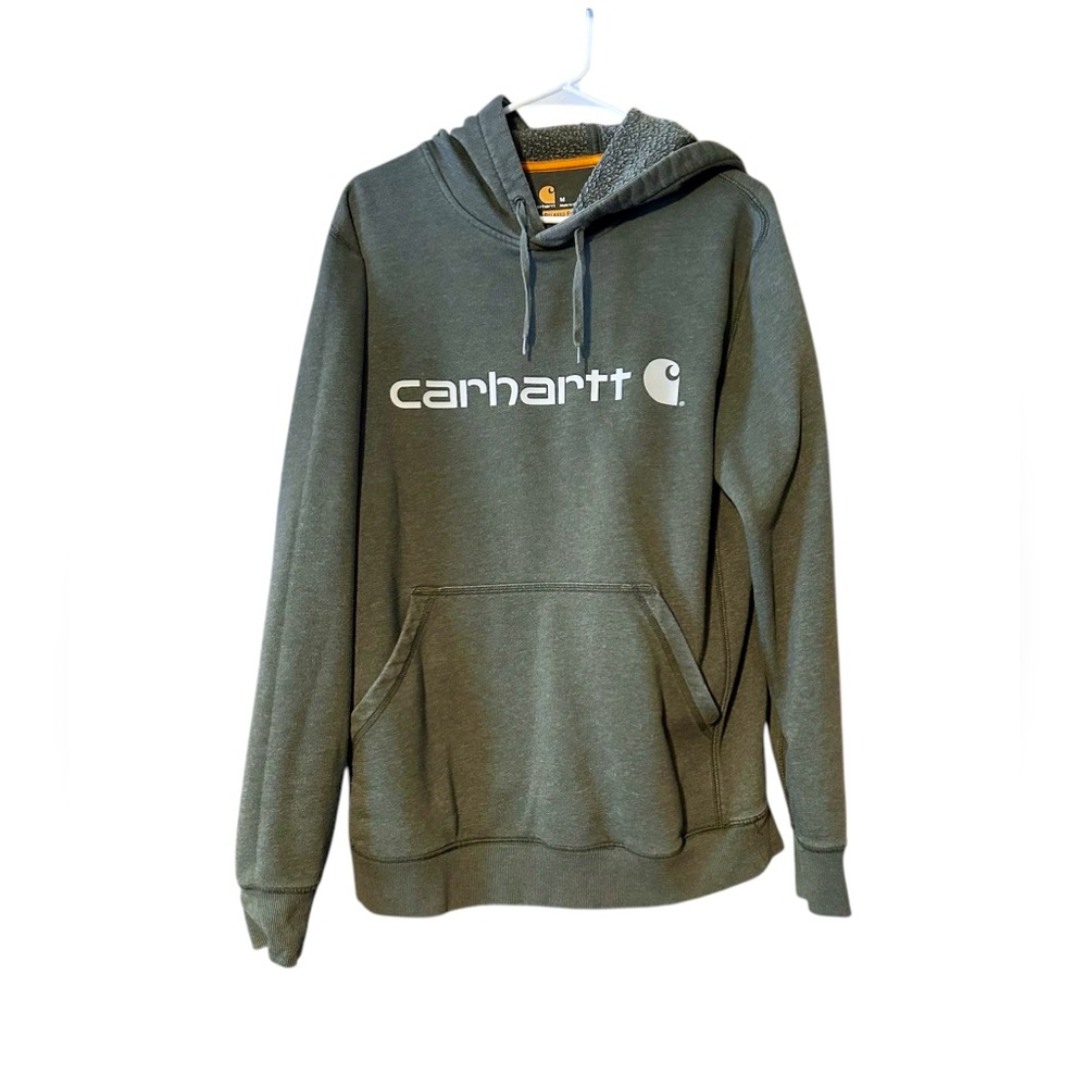 Men’s size M Carhartt hooded sweatshirt. Barely worn.